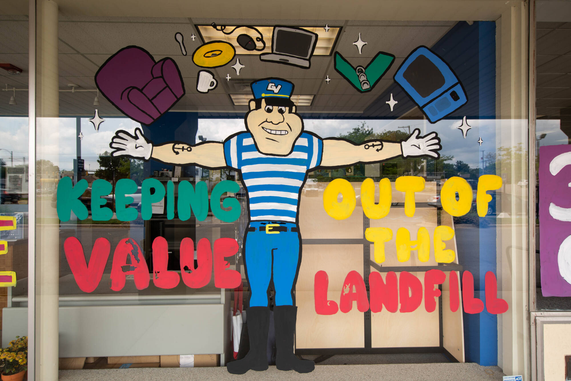 Surplus Store window